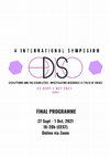 Research paper thumbnail of V International Symposium EDiSO: Disruptions and vulnerabilities: investigating discourse in times of crises 27 SEPT – 1 OCT 2021  ONLINE. Register here: https://www.eventosediso.com/en/