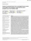 Research paper thumbnail of Analysis of periosteal lesions from commingled human remains at the Xagħra Circle hypogeum reveals the first case of probable scurvy from Neolithic Malta