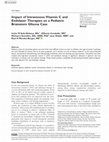 Research paper thumbnail of Impact of Intravenous Vitamin C and Endolaser Therapies on a Pediatric Brainstem Glioma Case