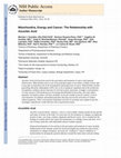 Research paper thumbnail of Mitochondria, Energy and Cancer: The Relationship with Ascorbic Acid