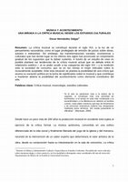 Research paper thumbnail of Música y Acontecimiento. una mirada a la crítica musical desde los estudios culturales