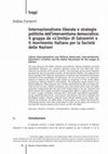 Research paper thumbnail of Internazionalismo liberale e strategie politiche dell'interventismo democratico: il gruppo de "L'Unità" di Salvemini e il movimento italiano per la Società delle Nazioni