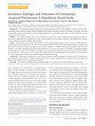 Research paper thumbnail of Incidence, Etiology, and Outcomes of Community-Acquired Pneumonia: A Population-Based Study