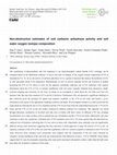 Research paper thumbnail of Non-destructive estimates of soil carbonic anhydrase activity and soil water oxygen isotope composition