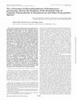 Research paper thumbnail of Tts, a Processive beta -Glucosyltransferase of Streptococcus pneumoniae, Directs the Synthesis of the Branched Type 37 Capsular Polysaccharide in Pneumococcus and Other Gram-positive Species