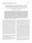 Research paper thumbnail of Cloning, Expression, and Characterization of a Peculiar Choline-Binding  -Galactosidase from Streptococcus mitis