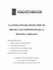 Research paper thumbnail of PBI de la República Tardía del Perú Producto Bruto Interno del Perú desde 1896 hasta el 2012