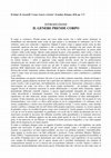 Research paper thumbnail of Corpo genere e società - introduzione