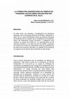 Research paper thumbnail of LA FORMACIÓN UNIVERSITARIA EN TIEMPOS DE PANDEMIA. NOTAS SOBRE ENCUENTROS SIN CUERPOS EN EL AULA