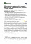 Research paper thumbnail of Interaction between Metabolic Genetic Risk Score and Dietary Fatty Acid Intake on Central Obesity in a Ghanaian Population