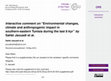 Research paper thumbnail of Environmental changes, climate and anthropogenic impact in southern-eastern Tunisia during the last 8 kyr