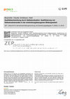 Research paper thumbnail of Qualitätsentwicklung durch Selbstevaluation. Qualifizierung von Selbstevaluierenden in der entwicklungsbezogenen Bildungsarbeit