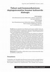 Research paper thumbnail of Tabust saab kommunikatsioon: dopinguteemaline huumor kultuuride dialoogis