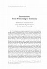 Research paper thumbnail of Introduction: From Witnessing to Testimony