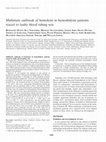 Research paper thumbnail of Multistate outbreak of hemolysis in hemodialysis patients traced to faulty blood tubing sets