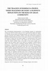 Research paper thumbnail of The Tragedy of Rohingya People, Their Tragedies or Ours? A Filipino’s Reflection on the Role of Asean Community