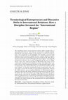 Research paper thumbnail of Terminological Entrepreneurs and Discursive Shifts in International Relations: How a Discipline Invented the "International Regime"