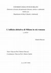 Research paper thumbnail of L’edilizia abitativa di Milano in età romana