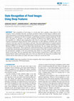 Research paper thumbnail of State Recognition of Food Images Using Deep Features