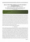 Research paper thumbnail of Review Article: Effect of Biochar on Growth and Yield of Agricultural Produce