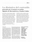 Research paper thumbnail of La dinámica del contenido generado por el usuario en diarios digitales de Iberoamérica y Estados Unidos