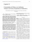 Research paper thumbnail of Comunidades de prática em ambientes virtuais: da teoria à experiência colaborativa