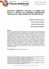 Research paper thumbnail of Educação Ambiental Aplicada Ao Ensino Dos Solos: O Projeto De Extensão Universitária “Educasolos” Como Um Meio De Concientização