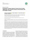 Research paper thumbnail of Periodontal Treatment Improves Serum Levels of Leptin, Adiponectin, and C-Reactive Protein in Thai Patients with Overweight or Obesity