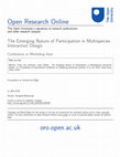 Research paper thumbnail of The Emerging Nature of Participation in Multispecies Interaction Design