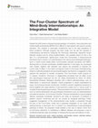 Research paper thumbnail of The Four-Cluster Spectrum of Mind-Body Interrelationships: An Integrative Model