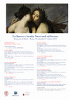 Research paper thumbnail of "Tra Barocco e Arcadia. Nuovi studi sul Seicento", Seminario di Studi (30 settembre - 1° ottobre 2021, Roma)