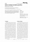 Research paper thumbnail of Análise cronológica da indústria petrolífera