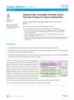 Research paper thumbnail of Enhanced Ionic Accessibility of Flexible MXene Electrodes Produced by Natural Sedimentation