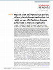 Research paper thumbnail of Models with environmental drivers offer a plausible mechanism for the rapid spread of infectious disease outbreaks in marine organisms