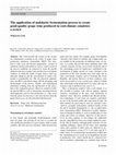 Research paper thumbnail of The application of malolactic fermentation process to create good-quality grape wine produced in cool-climate countries: a review