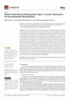 Research paper thumbnail of Metal Oxide-Based Photocatalytic Paper: A Green Alternative for Environmental Remediation