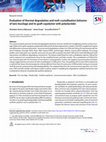 Research paper thumbnail of Evaluation of thermal degradation and melt crystallization behavior of taro mucilage and its graft copolymer with poly(lactide)