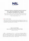 Research paper thumbnail of Treatment tolerance and patient-reported outcomes favor online hemodiafiltration compared to high-flux hemodialysis in the elderly