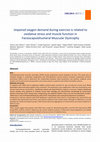 Research paper thumbnail of Impaired oxygen demand during exercise is related to oxidative stress and muscle function in Facioscapulohumeral Muscular Dystrophy