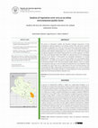 Research paper thumbnail of Analysis of vegetation cover area as an urban environmental quality factor