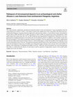 Research paper thumbnail of Palimpsest of micromammal deposits in an archaeological rock shelter (Álvarez 4, Late Holocene) from northwestern Patagonia, Argentina