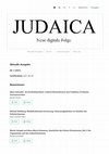 Research paper thumbnail of Judaica. Neue digitale Folge JNDF. Vol. 2 (2021)