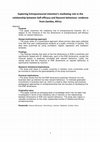 Research paper thumbnail of Exploring entrepreneurial intention's mediating role in the relationship between self-efficacy and nascent behaviour: Evidence from Zambia, Africa