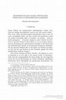 Research paper thumbnail of “Die Bewirtung des Volkes: Öffentliche Speisungen in der römischen Kaiserzeit”. In: O. Hekster et al. (eds.), Ritual Dynamics and Religious Change in the Roman Empire. Proceedings of the Eighth Workshop of the International Network Impact of Empire (Heidelberg, July 5-7, 2007), Leiden, pp. 159-184