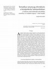 Research paper thumbnail of Tematikus tananyag-elrendezés a középiskolai latintanításban. „A lakoma mint kulturális-társadalmi esemény és irodalmi toposz” című modul