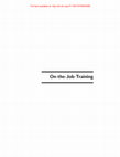 Research paper thumbnail of On-the-Job-Training