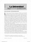 Research paper thumbnail of Reseña de Revista La Universidad, n.o 38-