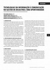 Research paper thumbnail of Resumo De Dissertação - Tecnologias Da Informação e Comunicação Na Gestão De Desastres: Uma Oportunidade