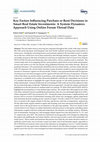 Research paper thumbnail of Key Factors Influencing Purchase or Rent Decisions in Smart Real Estate Investments: A System Dynamics Approach Using Online Forum Thread Data