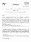 Research paper thumbnail of A sociolinguistic analysis of final /s/ in Miami Cuban Spanish